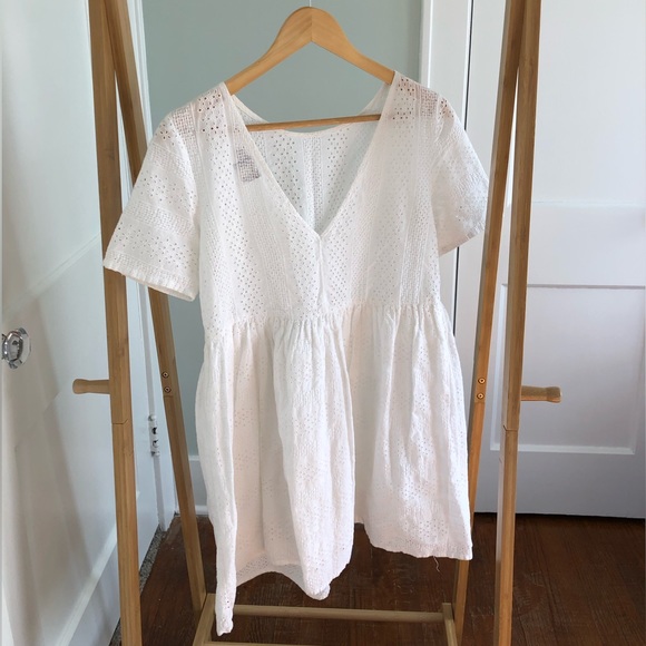 White Eyelet ASOS Dress - Picture 2 of 5